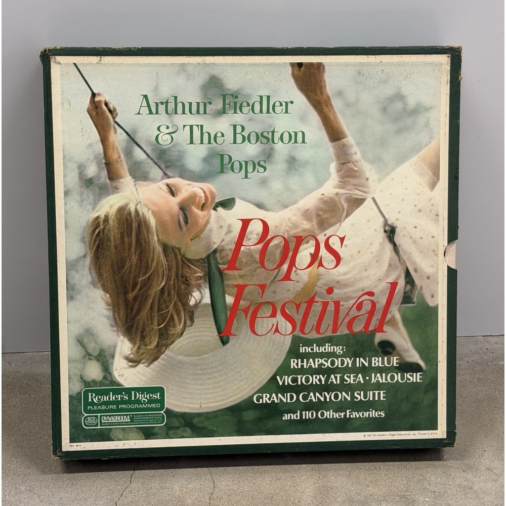 Box set 10 - Arthur Fiedler Boston pops - 1967 Vinyl Records Complete